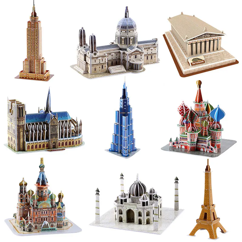 Robotime Jogo De Puzzle De Madeira Diy 3d Torre Da Ponte, Big Ben