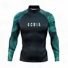 Unisex Surf Wear Men Surf T-Shirt Gym Clothes Swimwear Long Sleeve Swim Floatsuit Tops Uv Swimming Tight Rash Guard Surfing 2