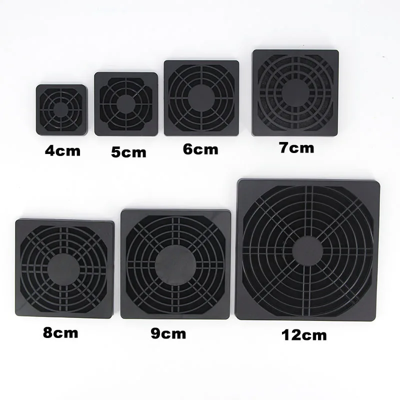 3in1 ABS Fan Dust Filter Guard Grill net Protector Dustproof Cover 40mm 50mm 60mm 80mm 120mm 8cm for PC Cooling Fan Filter Case cooling fan,pc fan protector