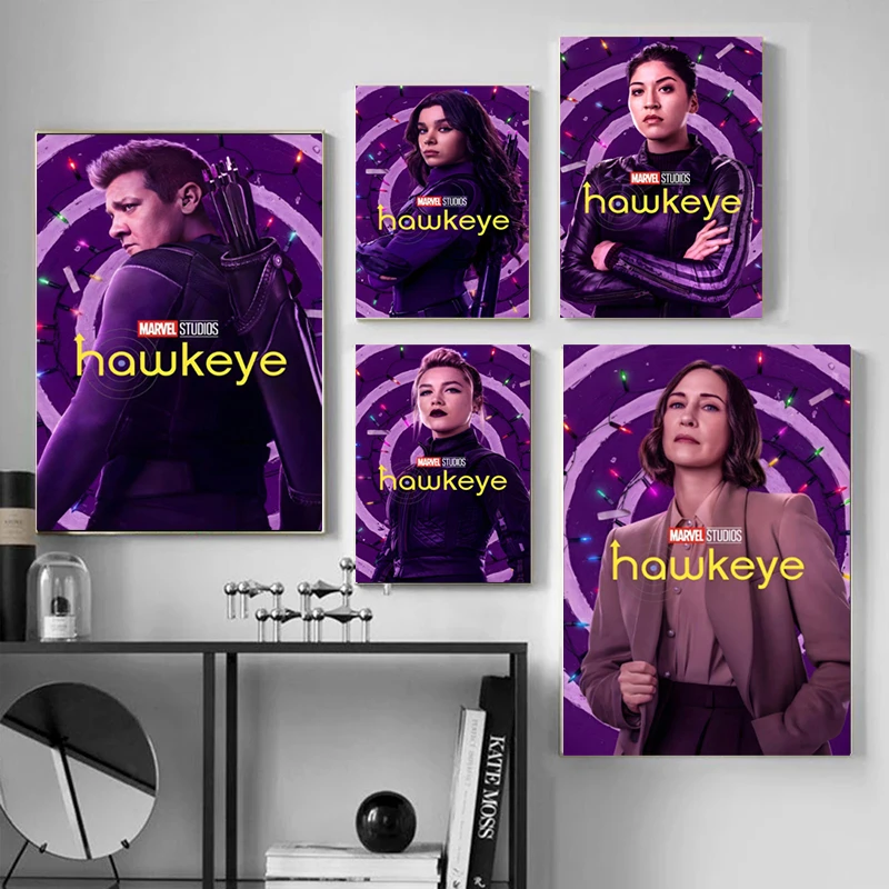 Avengers Endgame Poster Hawkeye Canvas Superhero Posters Pictures