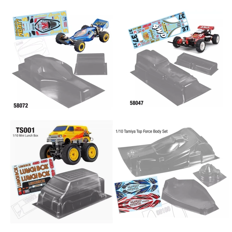 1/10スケール タミヤ バギーボディ アバンテ/ホットショット/トップ