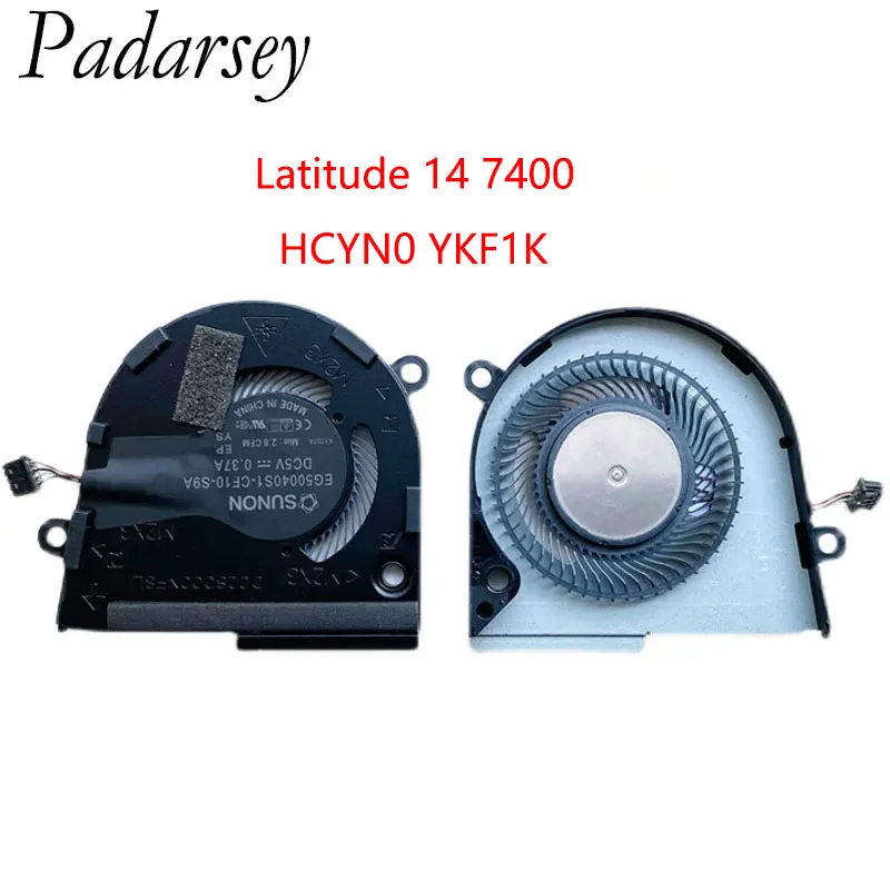 

Новый кулер для охлаждения процессора ноутбука Padarsey для DELL Latitude 7400 EG50040S1-CF10-S9A DC28000NFSL HCYN0 YKF1K