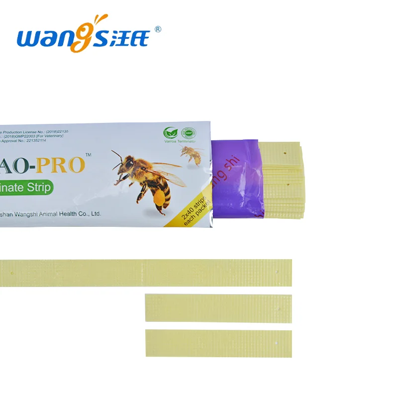 5/10PCS WANGSHI MANHAO-PRO Small 80Strips Fluvalinate Strip Apiculture Varroa Treatment Beekeeping Supplies Medicine for Bees