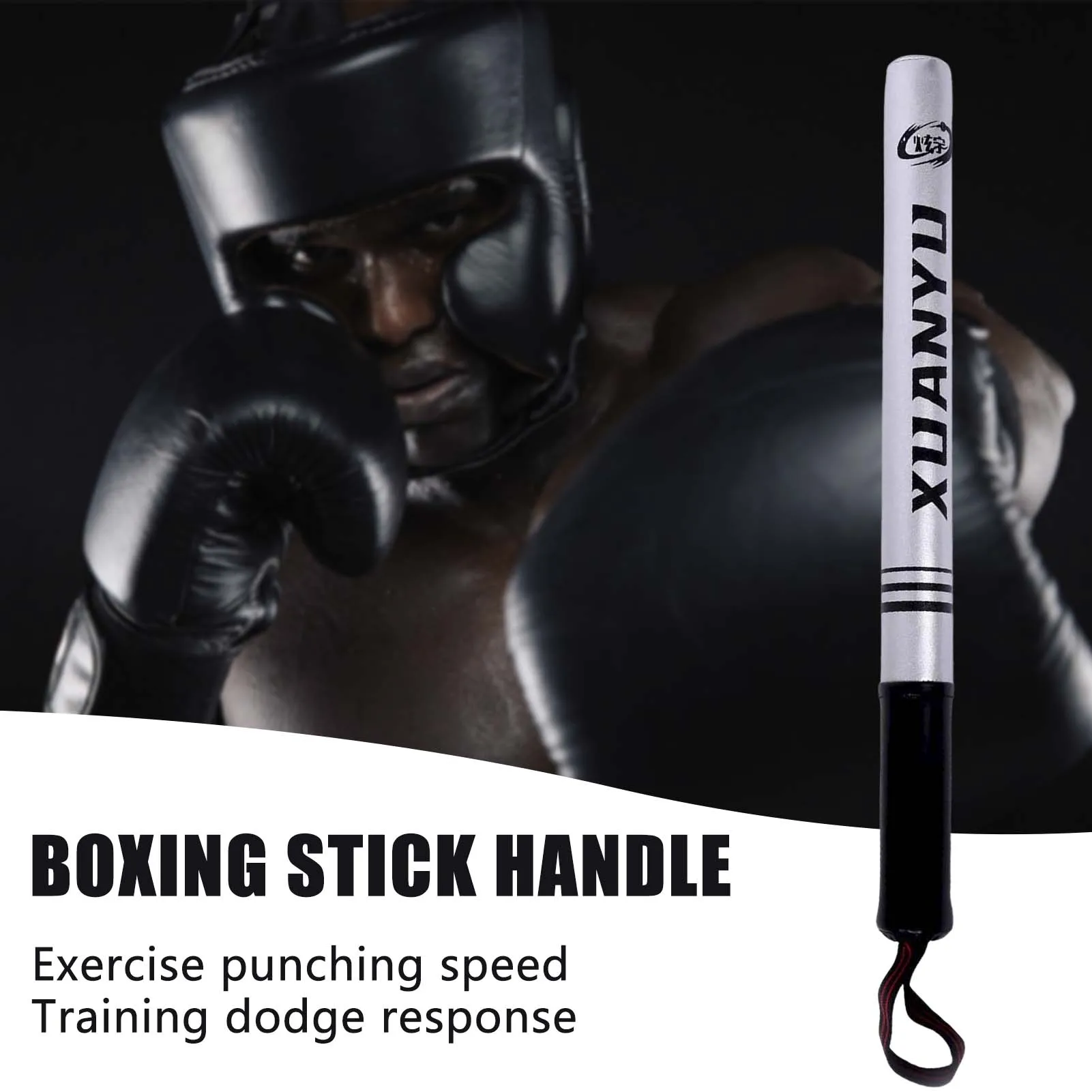 New Hot PU Leather Martial Art Sticks Fighting Speed Reaction Training Sticks Suitable for Beginners Practice
