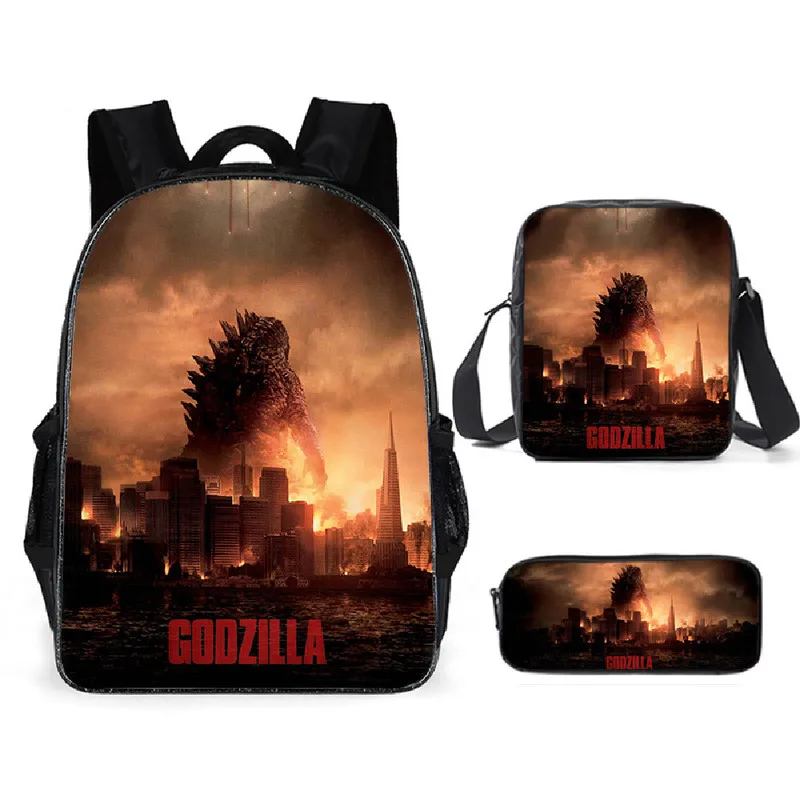 Godzilla Backpack, King of Monsters Kids Rucksack School Bag