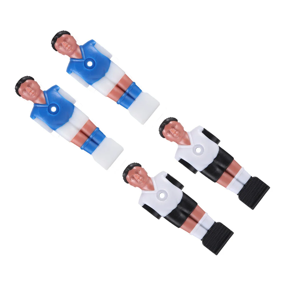 

4 Pcs Football Table Machine Accessories Foosball Player Toy Soccer Figurines Resin Players Men