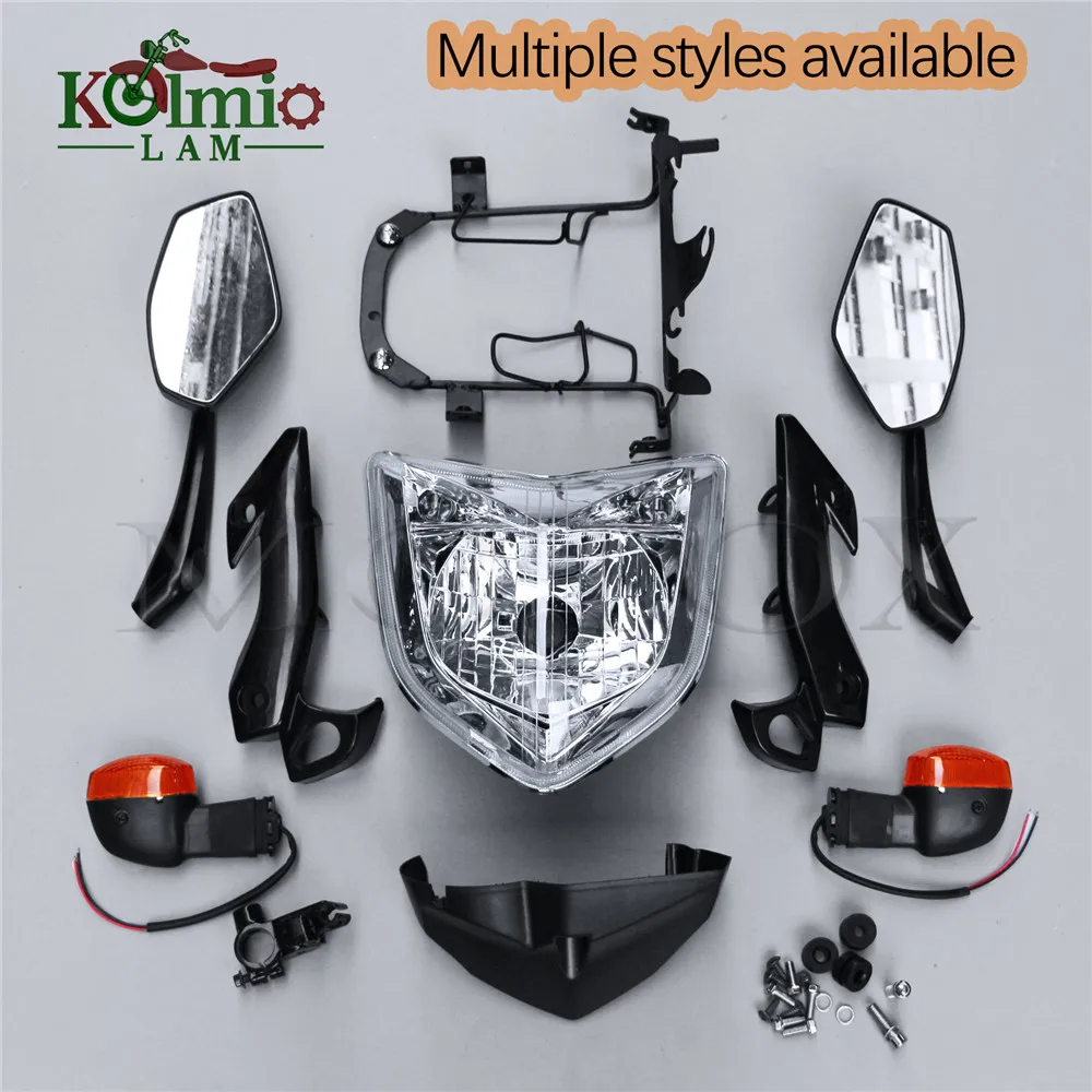 

Подходит для FZ1 FZ-1N 2004-2015 комплект фар FZ1S преобразовано в FZ1N сборный корпус фары указателя поворота зеркальный чехол спидометра