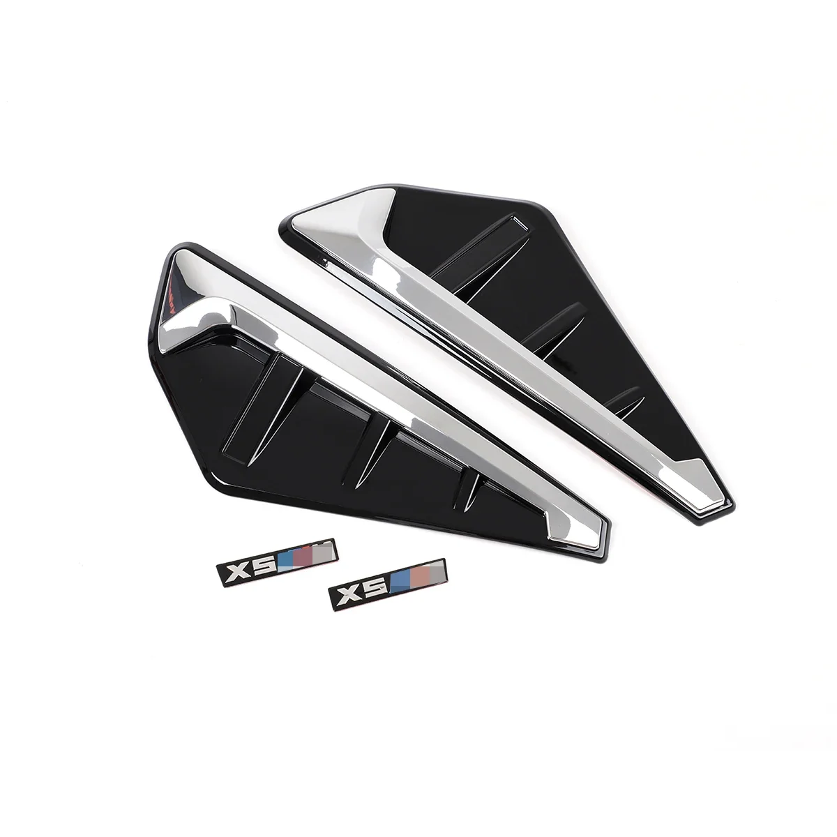 Auto Side Vent Air Flow Fender Intake Aufkleber Shark Gills Side Vent Abdeckung Trim Für BMW X5 G05 2019 2020 2021 2022 zubehör – Detail 7