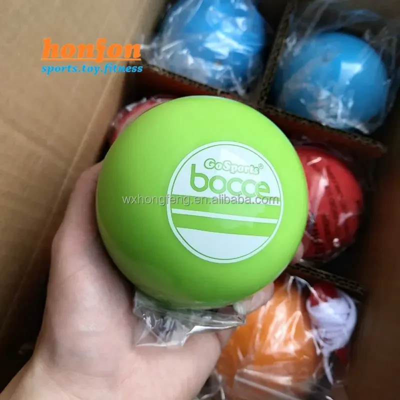 PVC Weighted Sand-Filled Lawn Bowling Bocce Ball Softer Sports & Entertainment Product