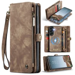2 - in - 1 Detachable Leather Wallet Phone Case with Card Holder - Galaxy Note 20 Ultra (Brown)