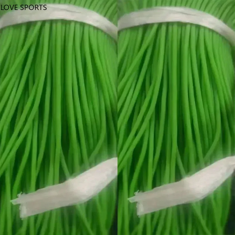 5 Meters Green Rubber Solid Elastic Rubber Line Fishing Traditional Level Round Elastic Rope Tied Line Fish Diameter 1.2MM