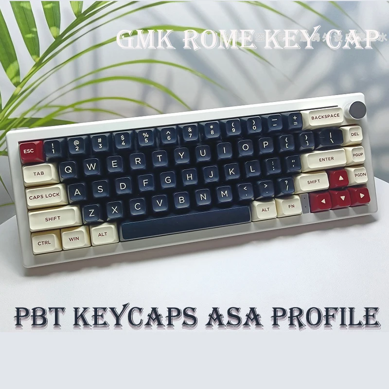Gmk Double Shot Pbt Keycaps Roma Key Cap Asa Perfil para Cherry mx Switch Gaming Teclado Mecânico 148 Teclas
