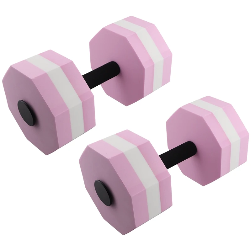 NALFI-EVA Foam Dumbbell Set, Water Weights, Water Aerobics, Aquatic Therapy, Pool Fitness, Workout(2Pcs)