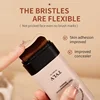 Lightweight Cream Foundation Stick with Brush,Velvet Moist Light Concealer Foundation Longlasting Flawless Face Makeup Cosmetics 4