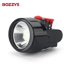 BOZZYS LED Miner Safety Lamp headlight Light miner's Lamp Lamp with Charger,Two Brightness bright Light