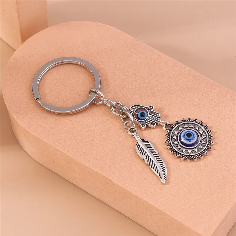 ̾ Evil Eye Hamsa  ڵ Űü,   ¾  Ű ,  Ʈ, ڵ Ű Ȧ , , 1PC