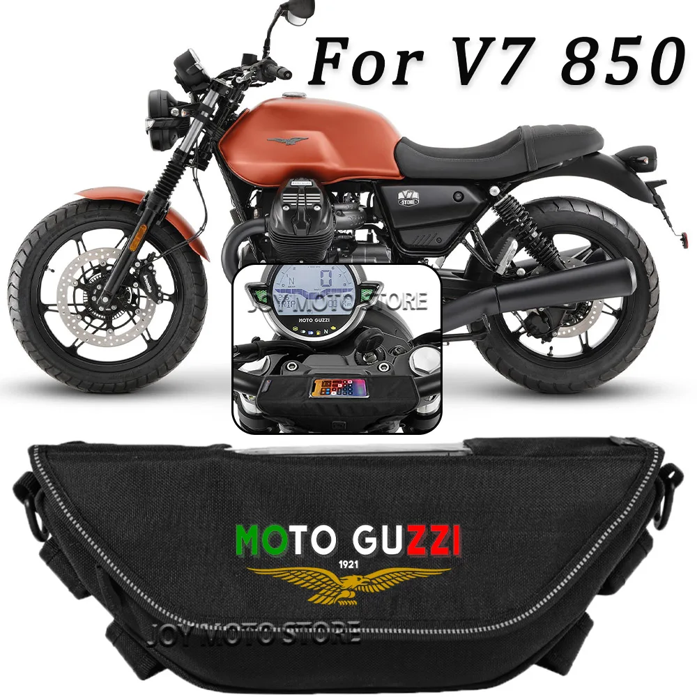 

For moto guzzi v7 850 V7 850 stone Motorcycle accessories tools bag Waterproof And Dustproof Convenient travel handlebar bag
