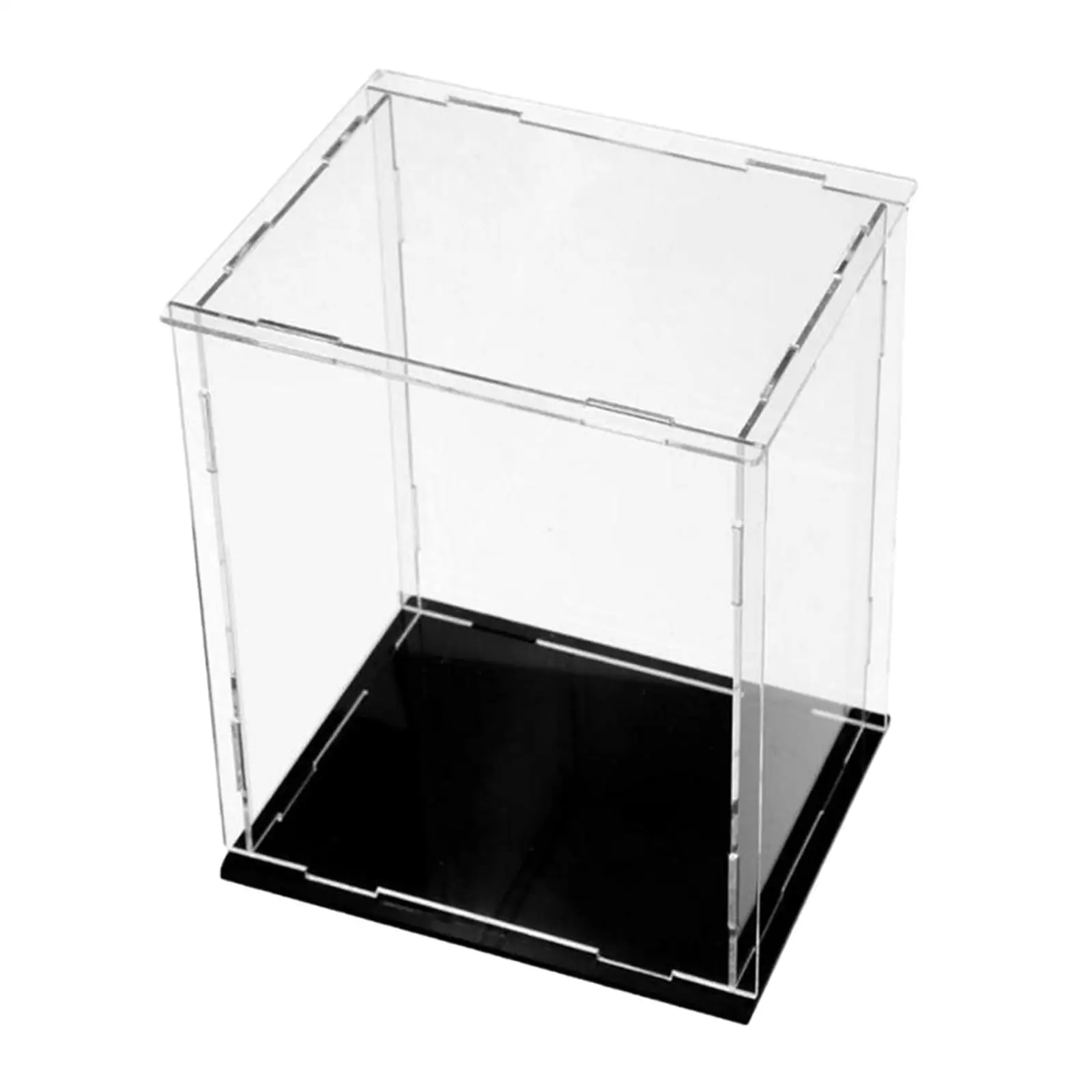Acrylic Display Case Countertop Dustproof Stackable Collection Display Stand for