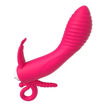 3 In 1 Vibrator Rabbit Dildo Waterproof Vaginal Clitoral Anal Stimulator Vibration Erotic Sex Toys for Women Couples Sex Shop 6