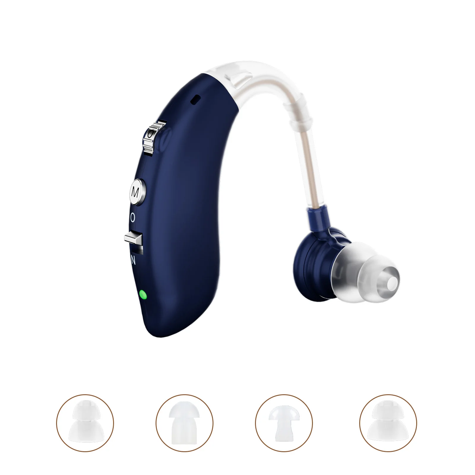 Cuffie auricolari personali, con amplificazione del suono, accessori completi, piccole e portatili, comode per l'uso a due orecchie. - Image 2
