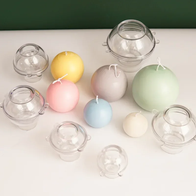 Elegant Spherical Candle Mold for DIY Home Decor and Gift Crafting