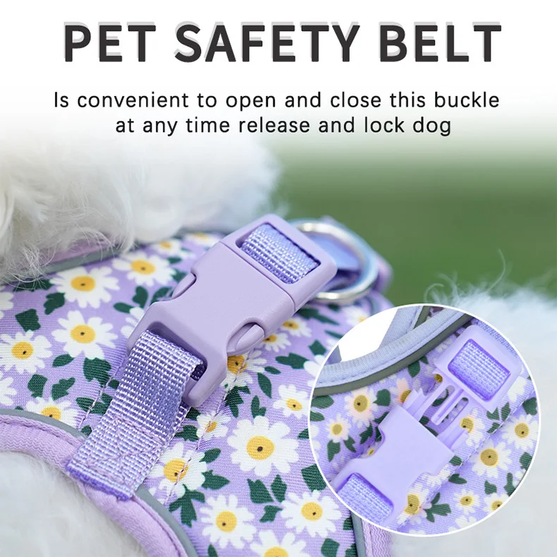 Detalhe do conjunto mostrando o peitoral floral e seus pontos de ajuste