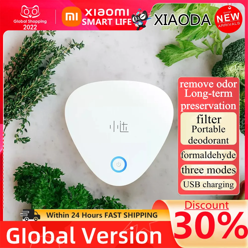 Портативный Озоновый Очиститель Xiaoda оригинальный домашний маленький кухонный
