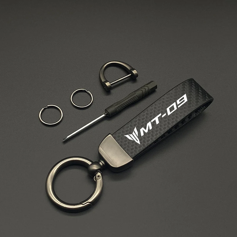 

Motorcycle Lanyard Key Carbon Fiber Key Ring for YAMAHA MT-09 MT 09 MT09 Tracer XSR900 XSR 900 Key Rings