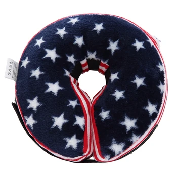 Pet Donut Cat Collar Protective Recovery Dog Collar after Surgery for Cat Dog Inflatable Comfy Soft Blow-up Dog Cone Collar 1