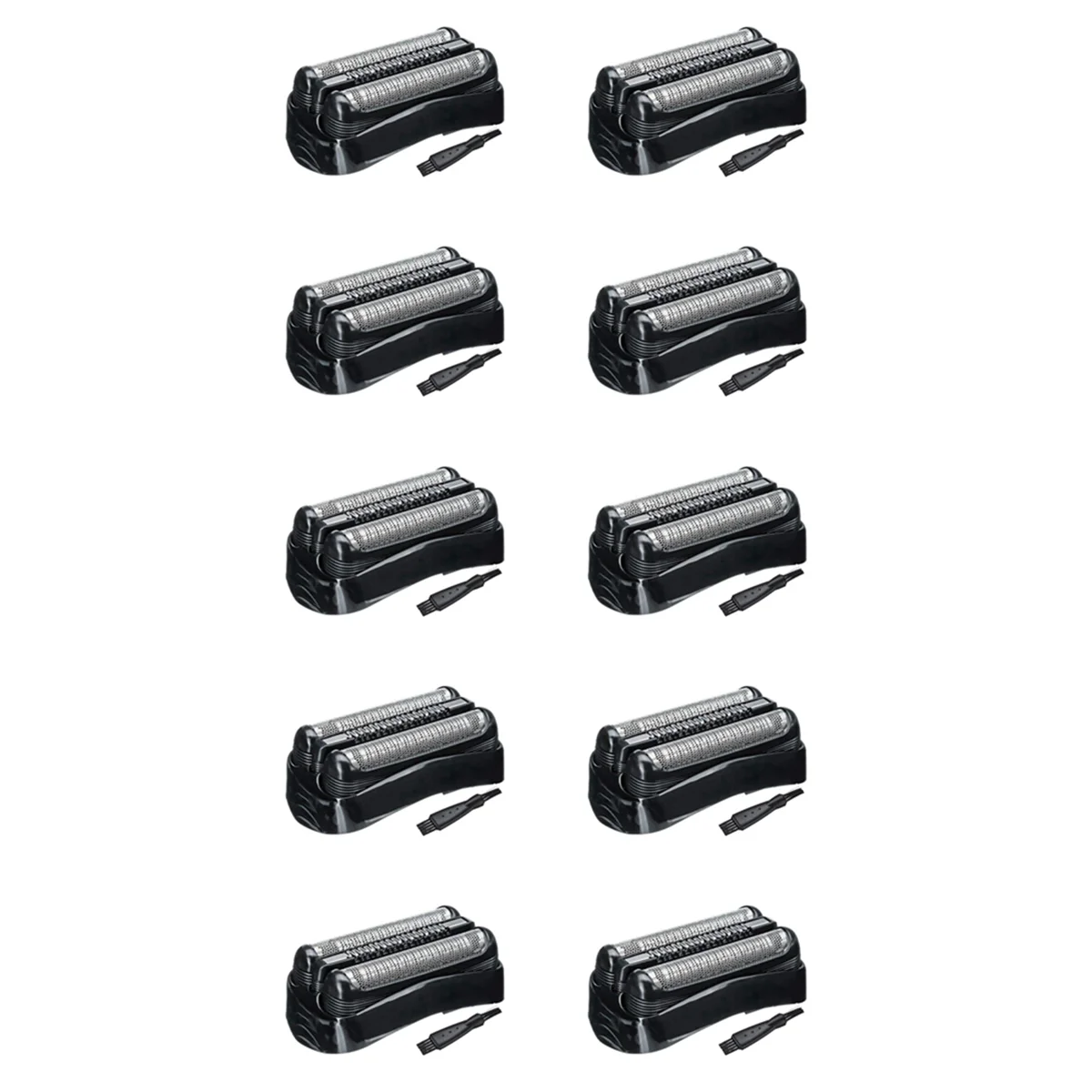 

10X 21B Shaver Replacement Head for Braun Series 3 Electric Razors 301S,310S,320S,330S,340S,360S,3010S,3020S,3030S,3040
