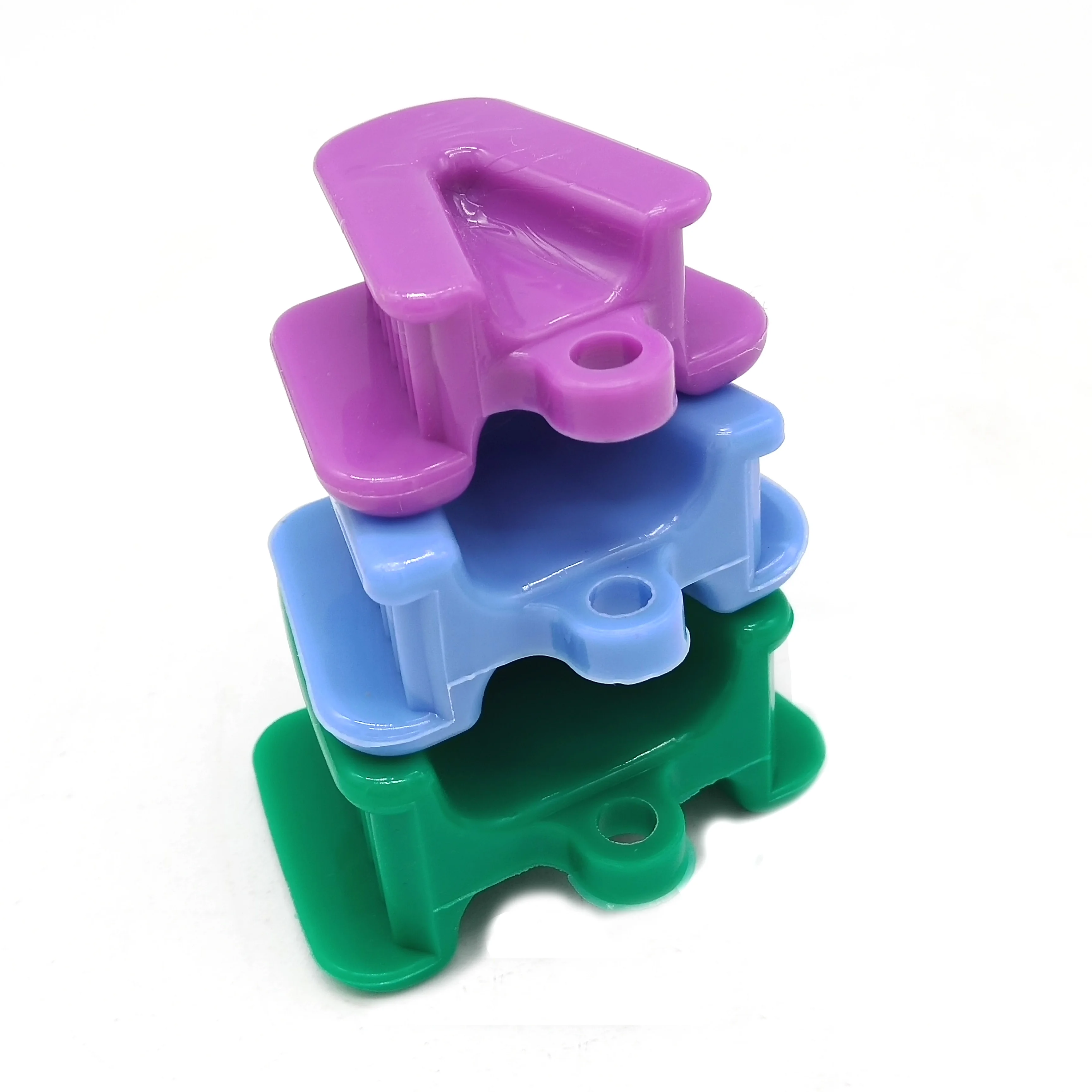 3 Pcs Dental Silicone Soft Bite Blocks Cheek Retractor Mouth Opener Model Prop