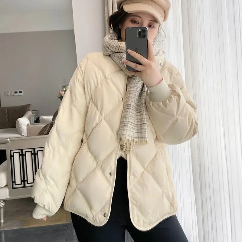 Winter Coat Women Puffer Jacket Winter New Korean Style Long Ladies Over-the-knee Cotton Padded Jacket Keep Warm Bubble Coat