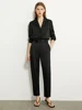 AMII Minimalism Two Piece Set Women 2023 Spring Office Lady Elegant Shirt+ High Waist Casual Loose Pant Separately 12331012 3
