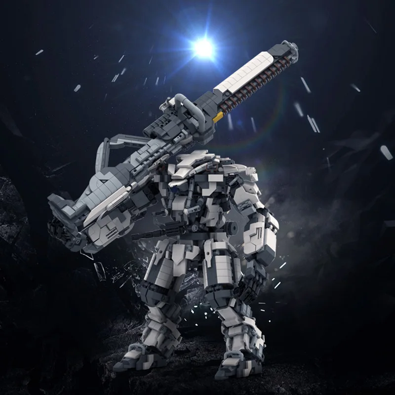 

MOC Creative Titanfall Game Series Titan Assembly Building Block Model Boy Robot Warrior Toy Robot Building Block Christmas Gift