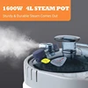 Steam Generator 220V/110V EU US Plug 2000W Upgrade Capacity 4L Steamer Pot for Sauna Wooden Barrels Large Water Vapor 5