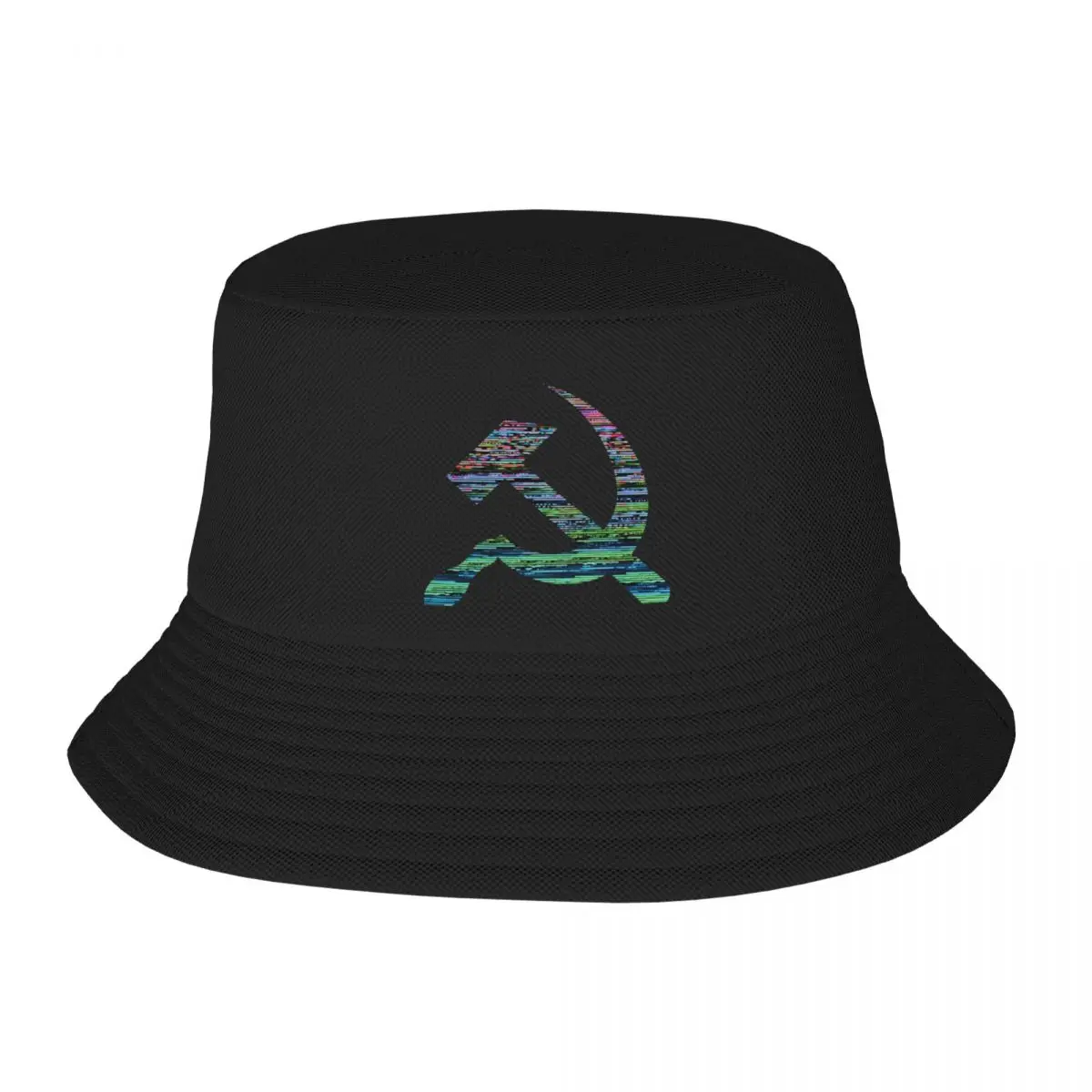 

New Hammer and Static Bucket Hat Golf Hat Anime Military Cap Man Sun Hats For Women Men's