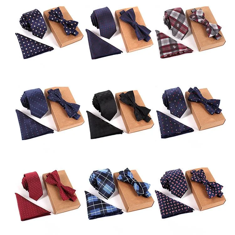 Nuovo set di cravatte da lavoro di vendita calda: sposo, testimone, papillon da presentatore, papillon da avvocato, papillon da ospite_voghion.com