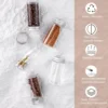 Wholesale Diameter 37mm Glass Bottle Candle Glass Vials Saffron Container Glass Vial With Screw Lid For Candy Storage Bottle 5