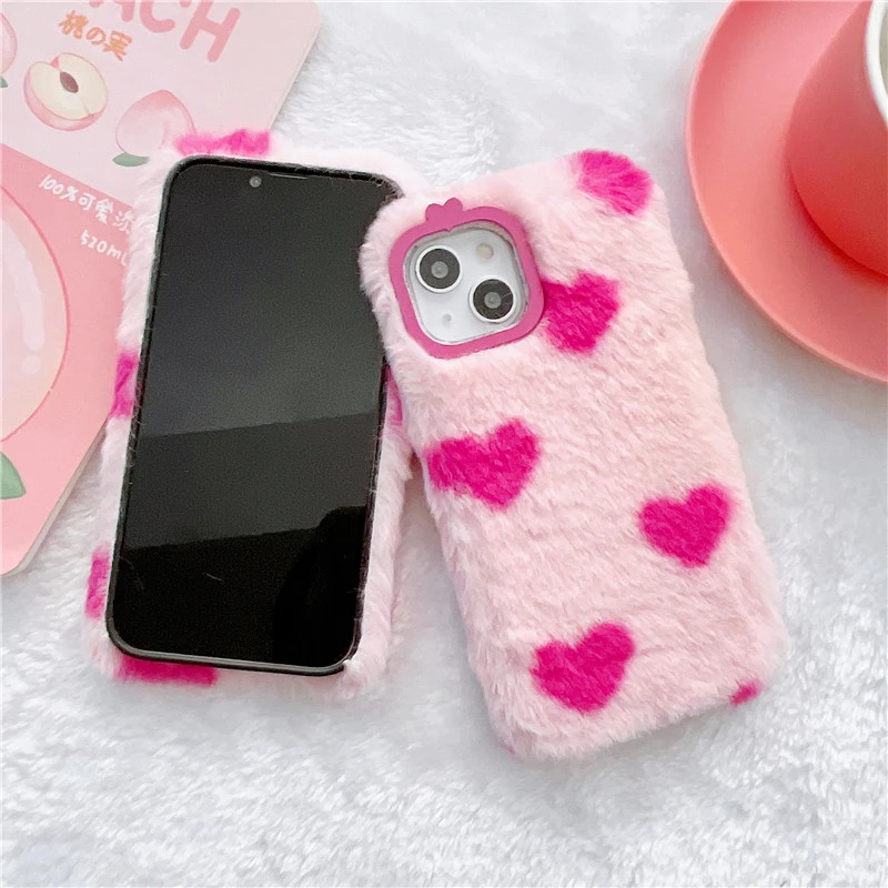iPhoneアクセサリー ajew fluffy HEART case shoulderr 16pro iPhone16 / pink 【fluffy dress HEART】 (発送はご注文から3～5営業日