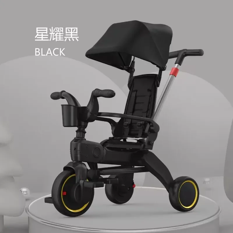 Children's Tricycle 1-5 Years Old Foldable Baby Stroller Lightweight Baby Bike Stroller