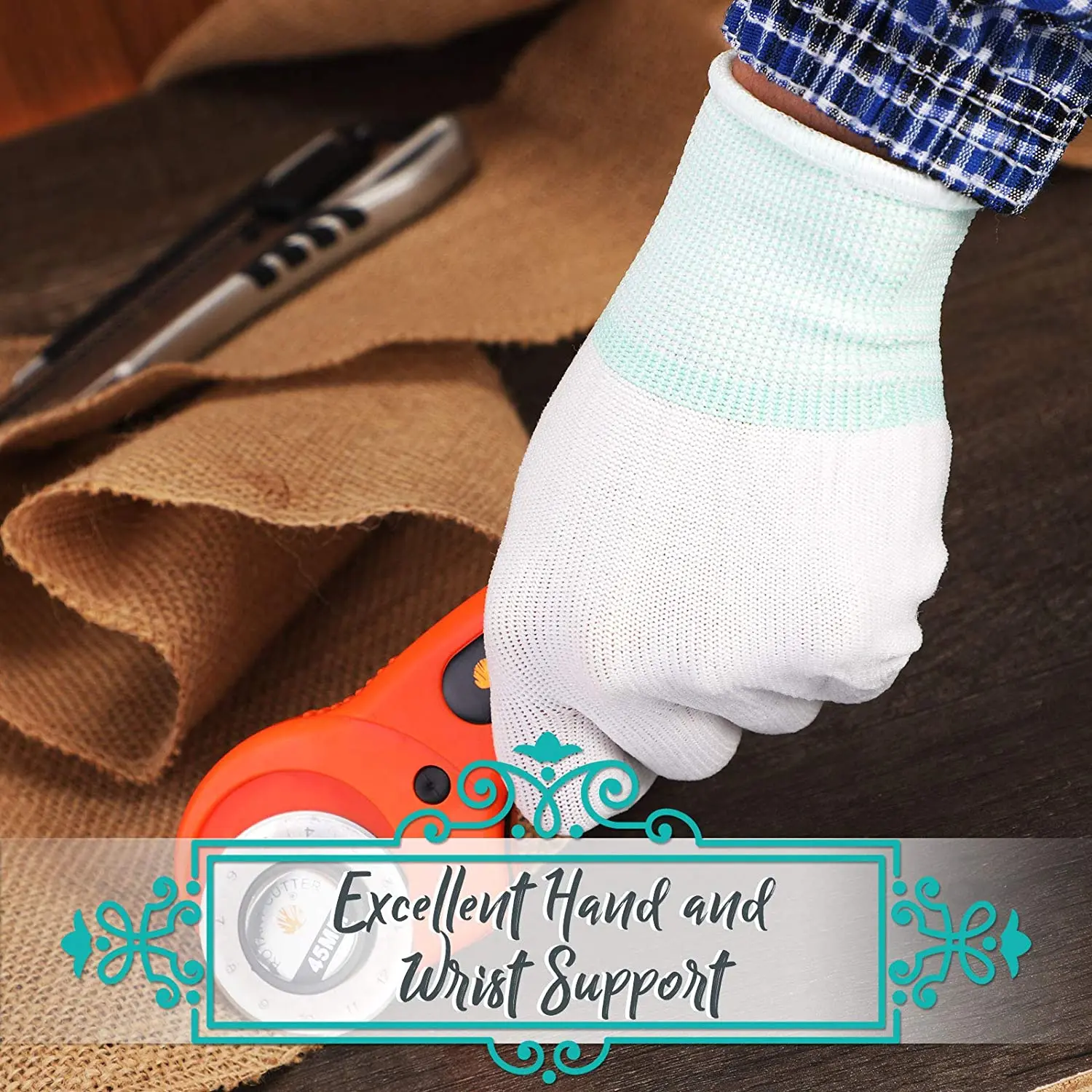 Quilting Gloves 2Pairs for Free-Motion Quilting Working