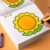 78 sheets Boys Girls Children's Coloring Books Cars Animals Vegetables Baby Drawing Book School Early Education Stationery Toys 2