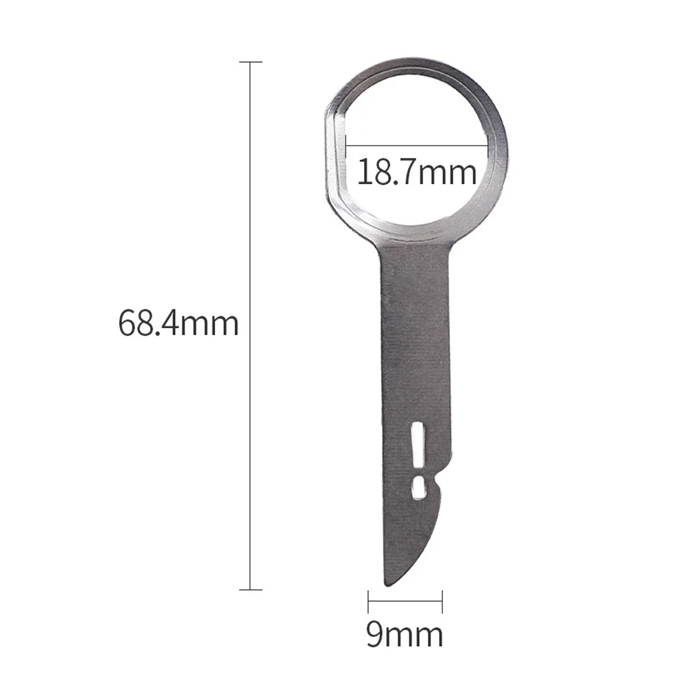 4Pcs Car Audio Removal Key Stainless Steel Audio Sound Remover Key Car Radio Install Disassembly Tool for Mercedes Benz for Audi