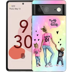 Super Mom Shockproof Silicone Baby Phone Case Cover - Pixel 6 Pro 5g (A1)