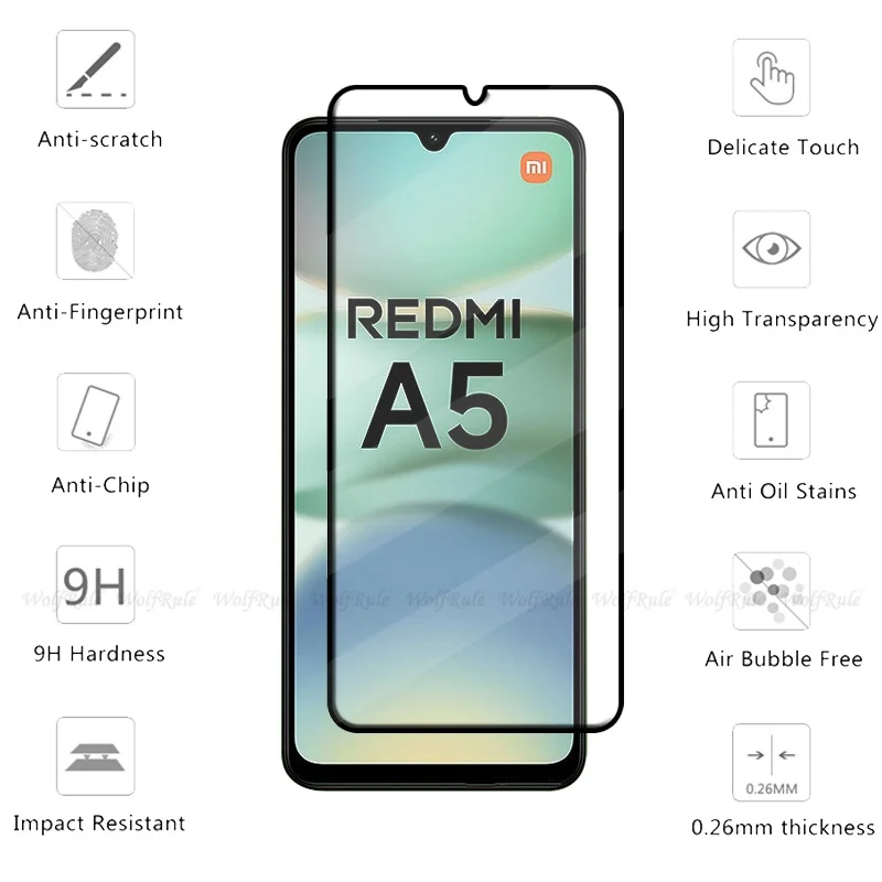 Premium Tempered Glass Screen Protector - Full Cover Glue HD 9H for Enhanced Screen Protection