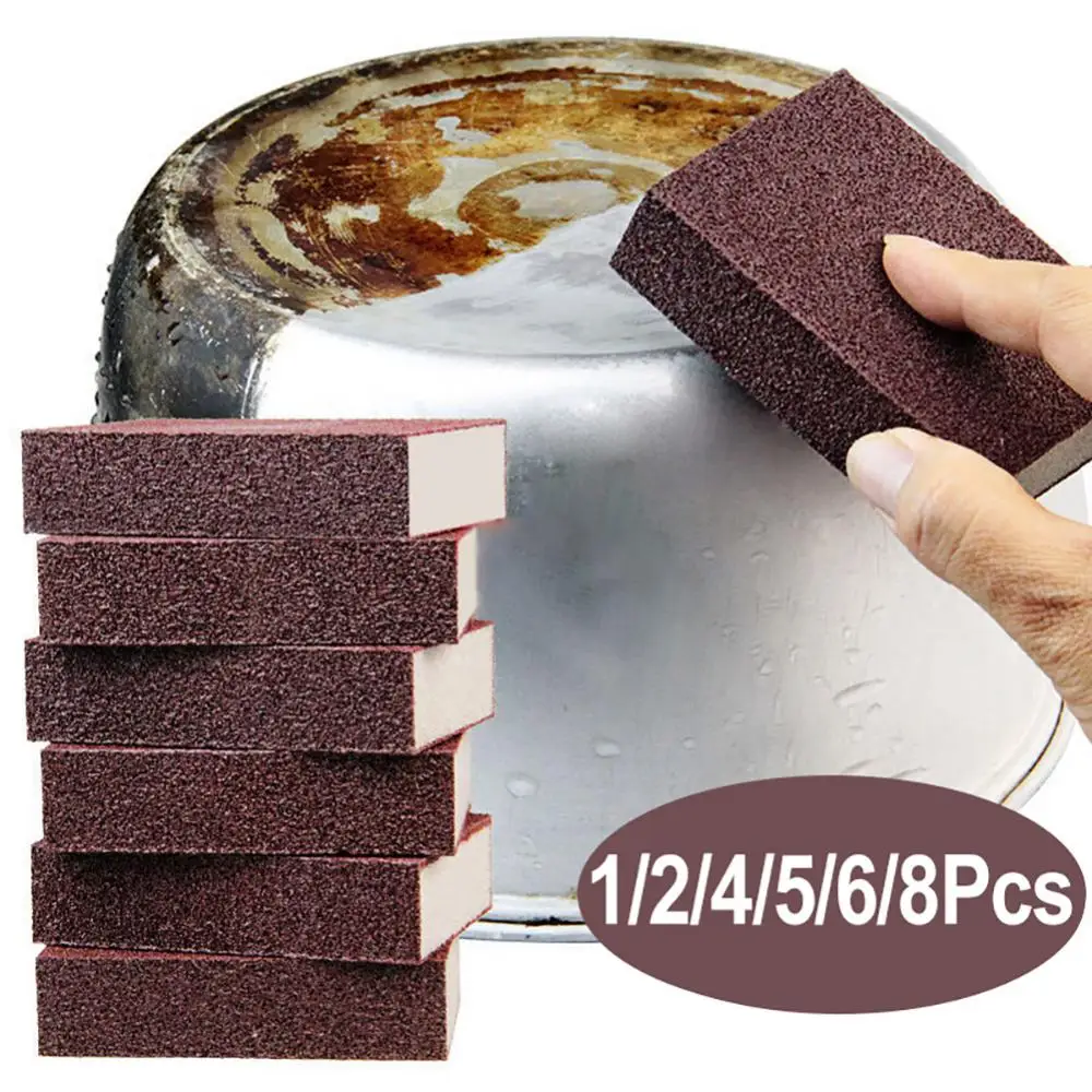 Éponge/brosse Nettoyante En Carbure De Silicium - Anti-rouille - Neuf Sous Blister