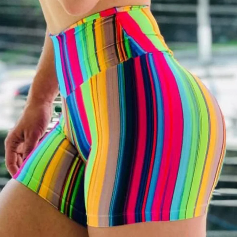 Streetwear Shorts Woman Summer Clothes Harajuku Fashion Cycling Hot Pants Fitness High Waist Ladies Push Up Women's Gym Shorts