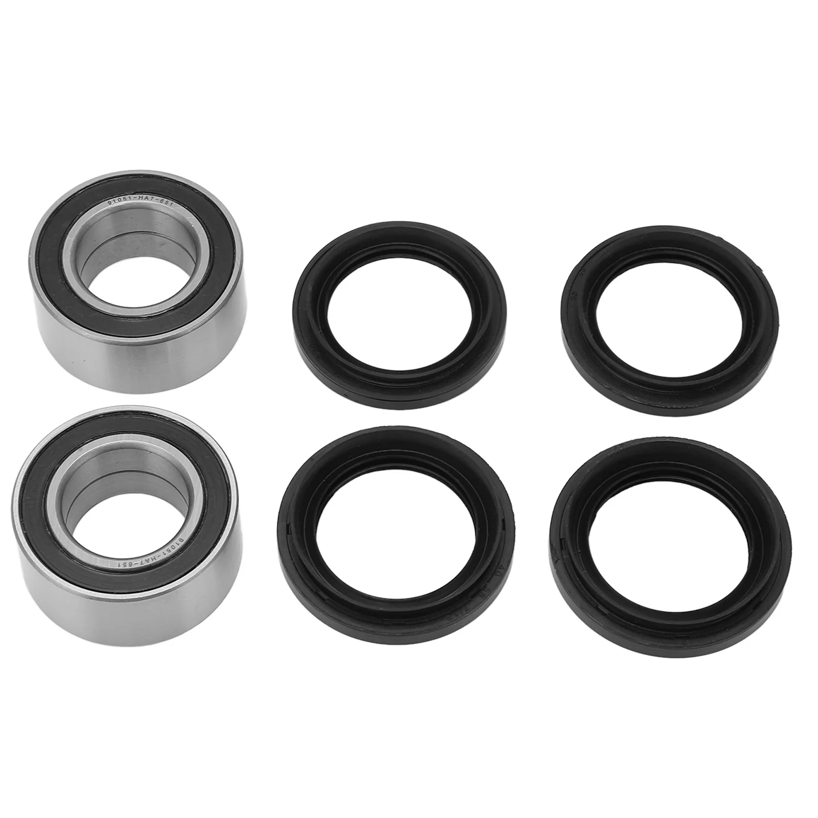 ATV Front Wheel Bearings and Seals Kit Dustproof Replacement for TRX 500 650 680 2005‑2015