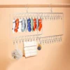 20 Clips Stainless Steel Clothes Drying Hanger Windproof Clothing Rack Clips Sock Laundry Airer Hanger Underwear Socks Holder 1