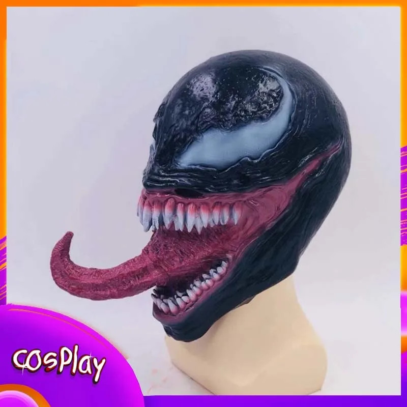 ヴェノム マスク コスプレ ハロウィン ホラー ヒーロー ラテックス